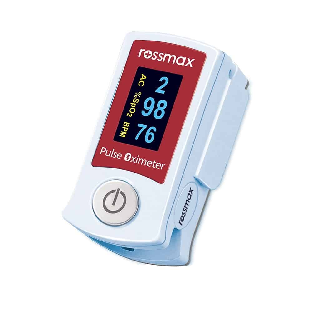 เครื่องวัดออกซิเจนปลายนิ้ว Rossmax รุ่น Bluetooth SB210
