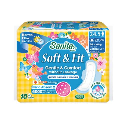 ผ้าอนามัย Sanita Soft & Fit